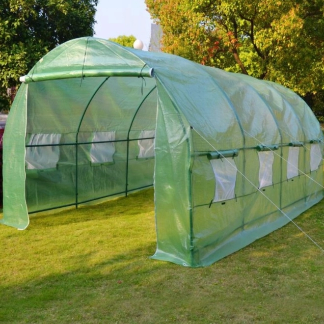Ogrodowy tunel foliowy szklarnia 4x2,5x2m 10m² zielony