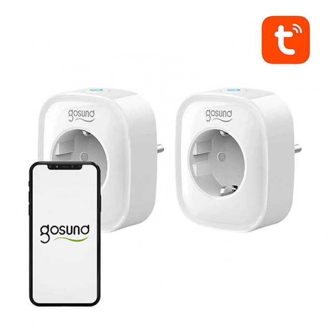 Inteligentne gniazdko WiFi Gosund SP1 (2 sztuki), 16A, Tuya
