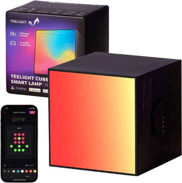 Yeelight Cube Smart Lamp Panel – moduł rozszerzający oświetlenie gamingowe