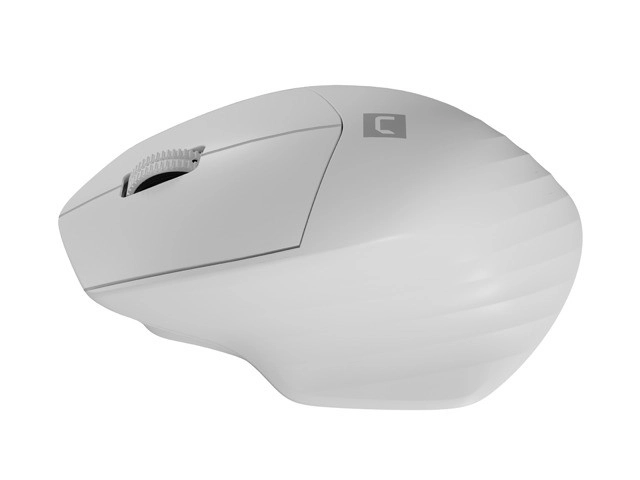 Bezprzewodowa mysz Siskin 2 1600 DPI Bluetooth 5.0 + 2,4GHz – Biała