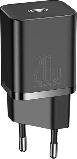 Baseus szybka ładowarka Super Si 20W czarna