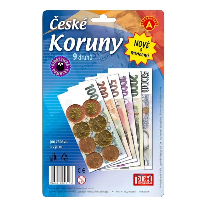 Czeskie banknoty i monety