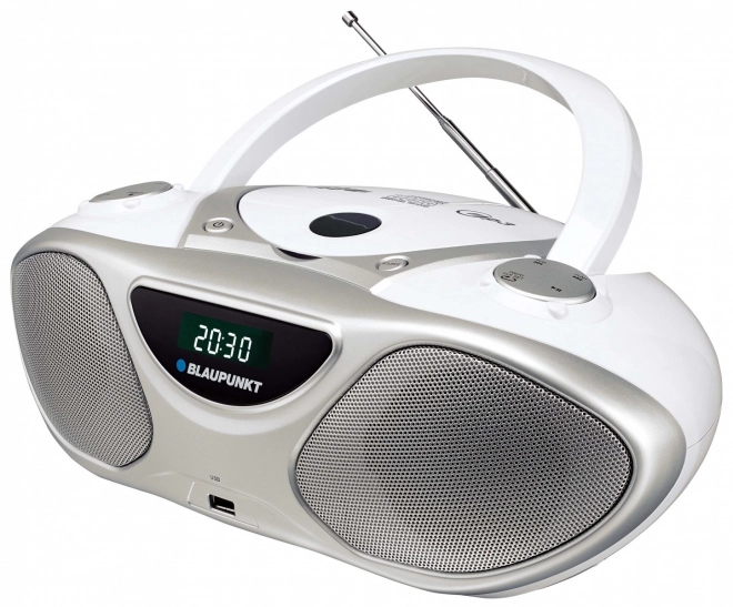 Przenośny radioodtwarzacz z CD MP3 USB AUX FM Blaupunkt BB14WH