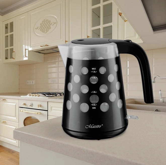 Czajnik elektryczny 1,7l 2200W "DROPS" MR-045-BLACK