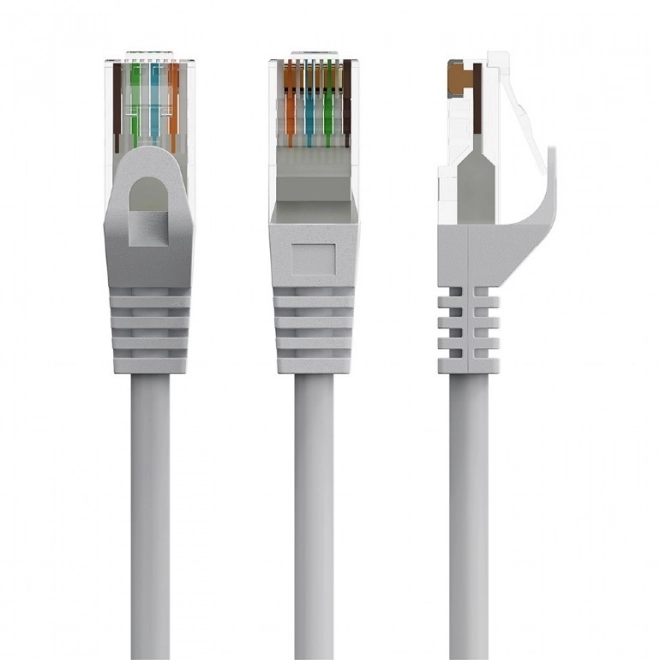 Kabel patch kat.6 UTP 0,5m szary