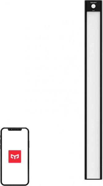 Czujnikowe światło LED do szafy YEELIGHT 40 cm, czarne, 4000 K