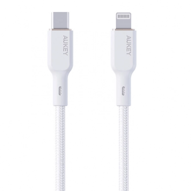 Kabel Aukey USB-C na Lightning 1,8 m biały