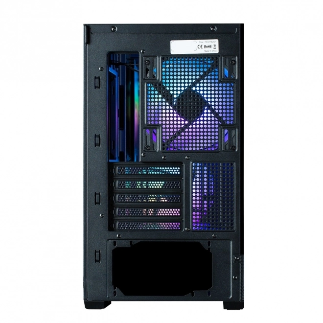 Obudowa P30 Air mATX Mini Tower z wentylatorami ARGB czarna