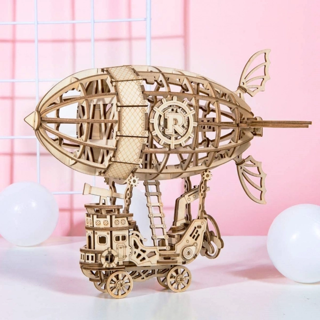 Sterowiec - 3D drewniane puzzle