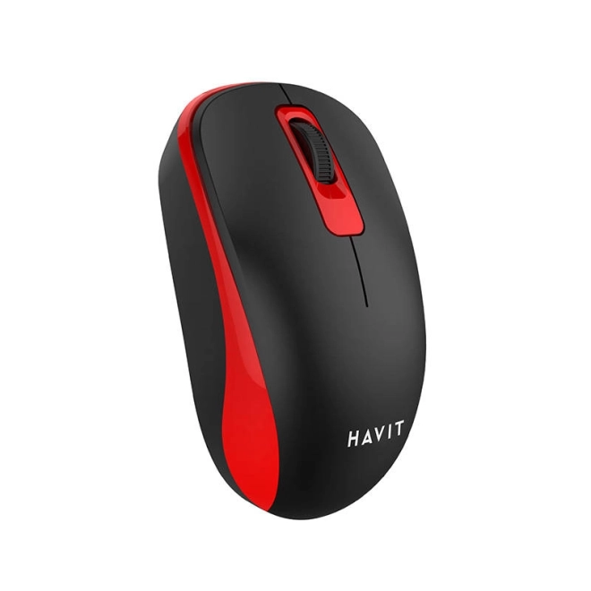 Uniwersalna bezprzewodowa mysz Havit MS626GT (czarna i czerwona)