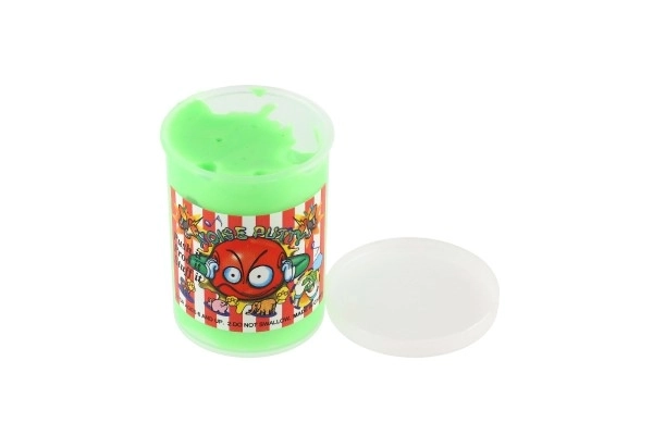 Sliz - masa 80g pierdząca 6x5cm mix rodzajów 6 kolorów 24szt w pudełku