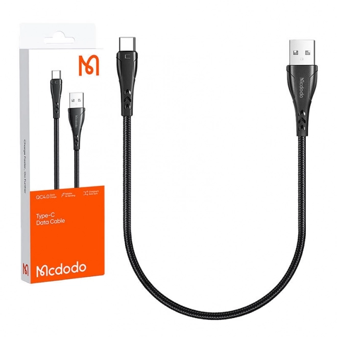 Kabel USB na USB-C, Mcdodo CA-7460, 0,2 m (czarny)