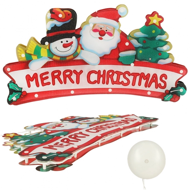 Świąteczna dekoracja LED Merry Christmas 45 cm