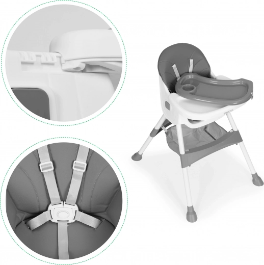 Dwuwarstwowa tacka z 3‑stopniową regulacją