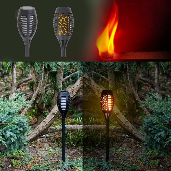 Solarne ogrodowe pochodnie 12 LED