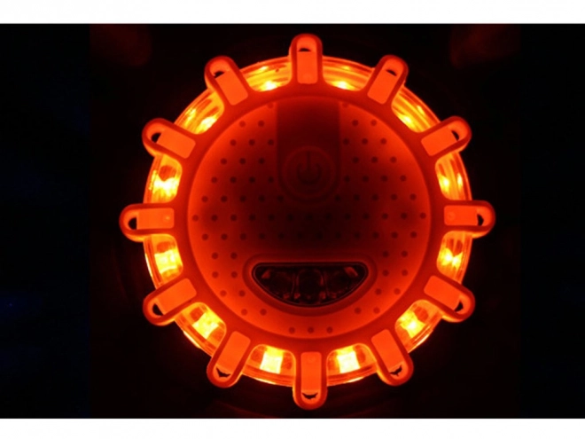 Mocne Światło Ostrzegawcze z 360° LED i Magnesem