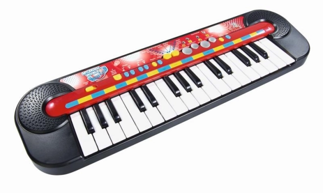 Pianino, 32 klawisze, 45 x 13 cm, na baterie