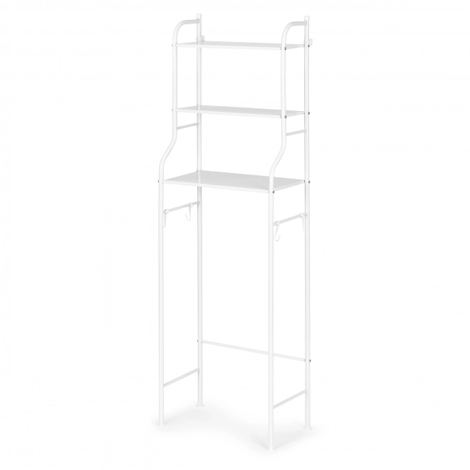Wysoka półka łazienkowa z 3 półkami, konstrukcja aluminiowa