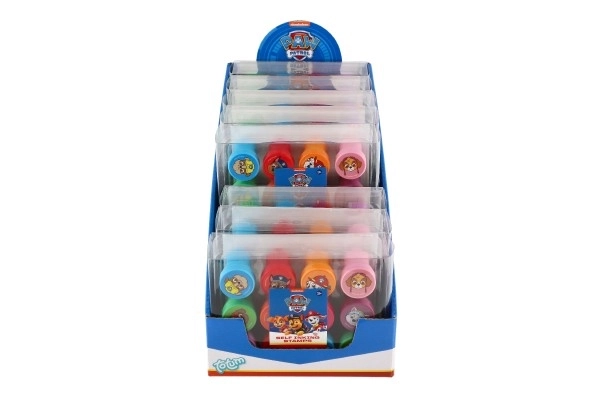 Pieczątki samobarwiące 12 szt. plastikowe Psi Patrol w blistrze 12x9cm 10 szt. w pudełku