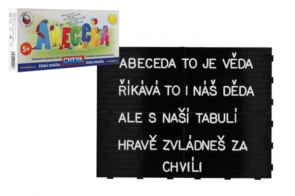 Układanka Alfabet z Literkami i Cyframi