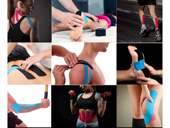 Taśma kinezjologiczna sportowa 5m