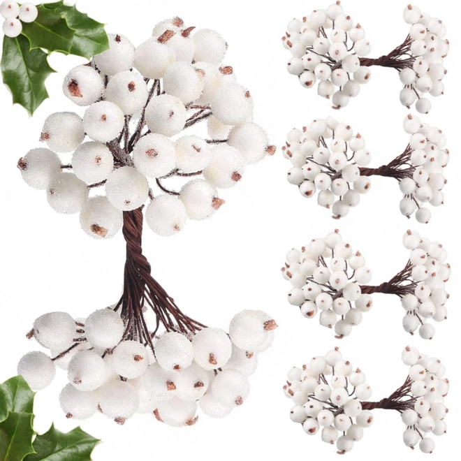 Świąteczne ozdoby Rowan Frosted White 5 szt.