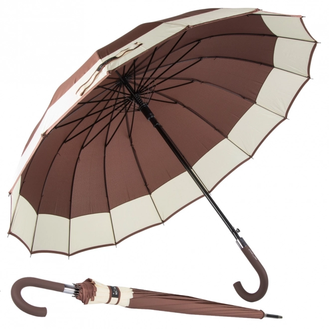 Elegancki mocny XXL parasol z antypoślizgową rączką