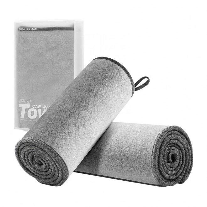Ręcznik Baseus Easy life do mycia auta 40 x 40 cm (2 szt.) - szary