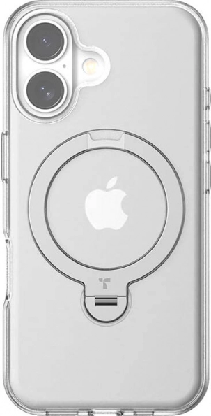 Torras Ostand Spin przezroczyste etui do iPhone 16