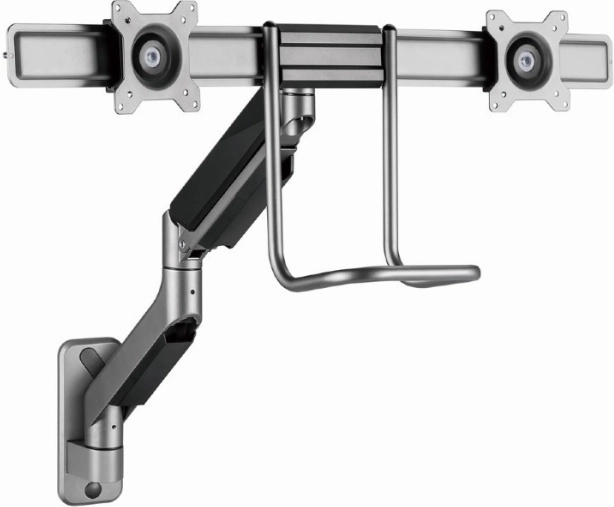 Podwójny uchwyt ścienny na monitor 17–32 cale 8 kg