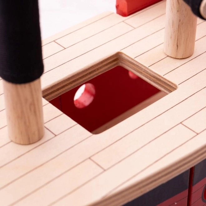 Piracka galera Bigjigs Rail