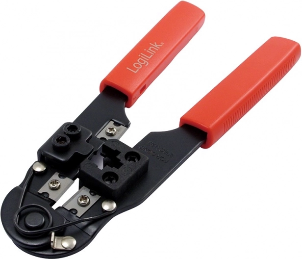 Szczypce do złączy RJ45 z ściągaczem izolacji