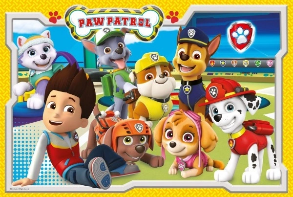Puzzle Psi Patrol MAXI 24szt. 60x40cm w pudełku 39x26x4cm