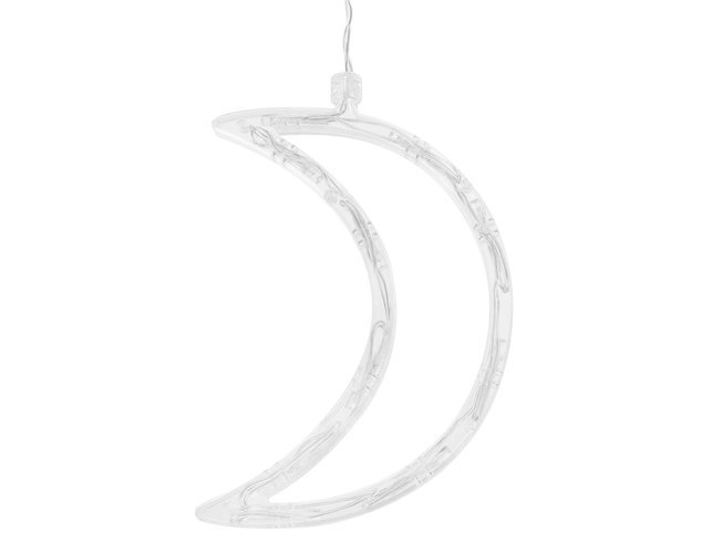 Kolorowa kurtyna LED z gwiazdkami i księżycami - 5 m, 138 LED