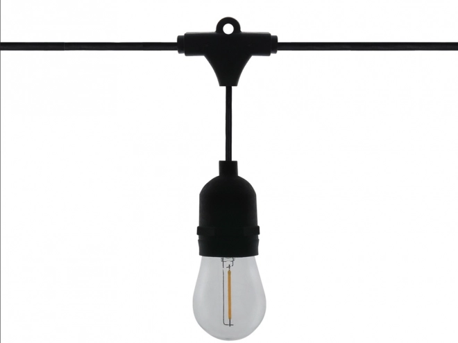 Ogrodowa świetlna girlanda GARDEN GIRL, 10 żarówek LED E27, 10 m, IP44
