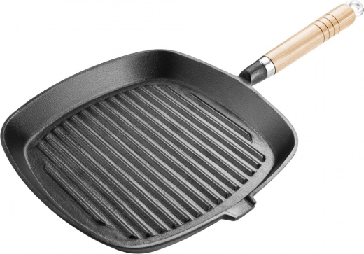 Żeliwna patelnia grillowa 24 cm