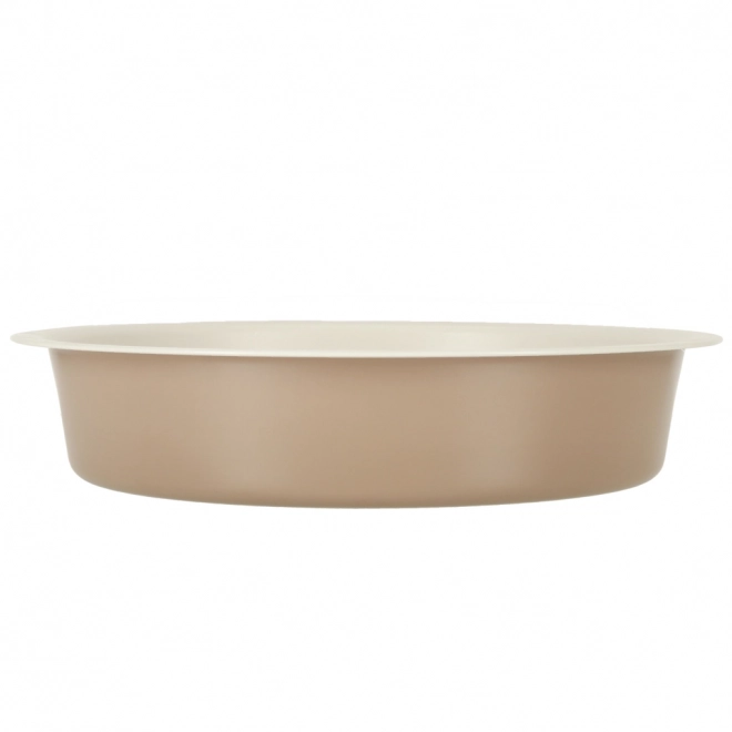 Okrągła forma do pieczenia ciast, quiche 26 cm brązowa