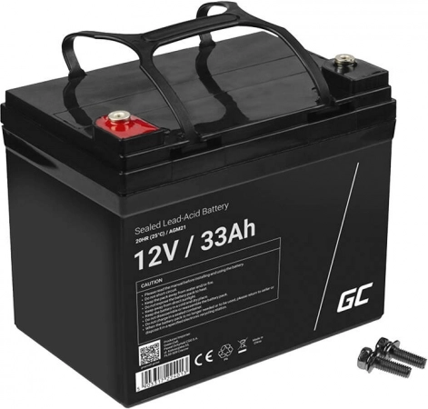 Bezobsługowy akumulator AGM 12V 33Ah Green Cell