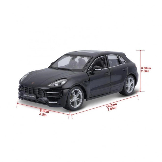 Bburago 1:24 Porsche Macan czarny 18-21077