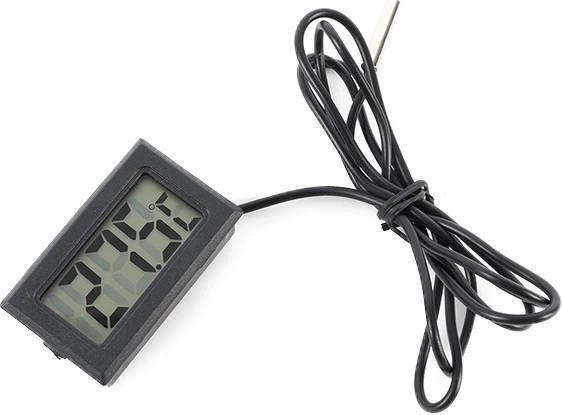 Jasny wyświetlacz LCD z dużymi cyframi