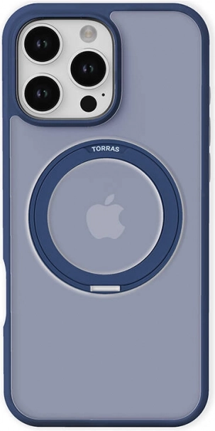 Etui TORRAS Ostand Pro do iPhone 16 Pro Max niebieskie