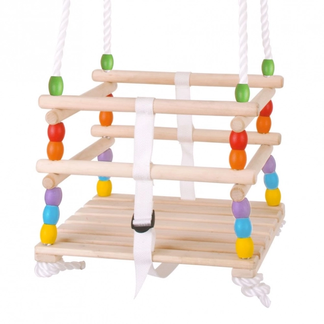 Bigjigs Toys Drewniana huśtawka koralikowa