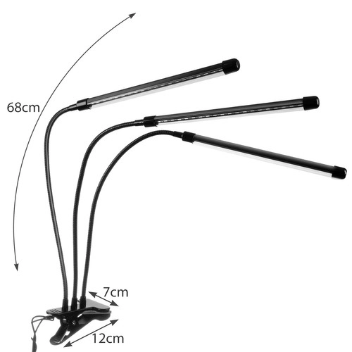 Lampa 20 LED 3 sztuki do wzrostu roślin Gardlov 19242