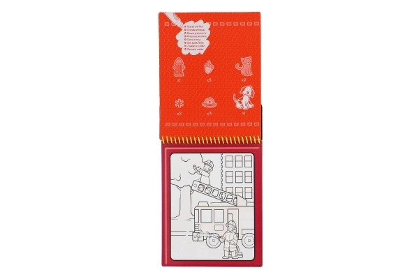 Magiczne malowanie wodą pojazdy z magicznym piórem na kartonie 15x25x4cm