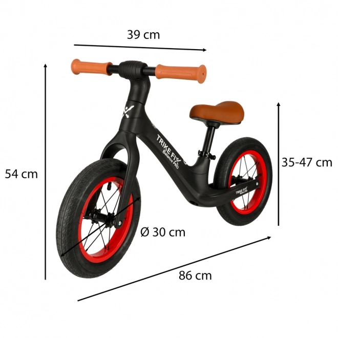 Dziecięcy rowerek biegowy Trike Fix Balance PRO czarny