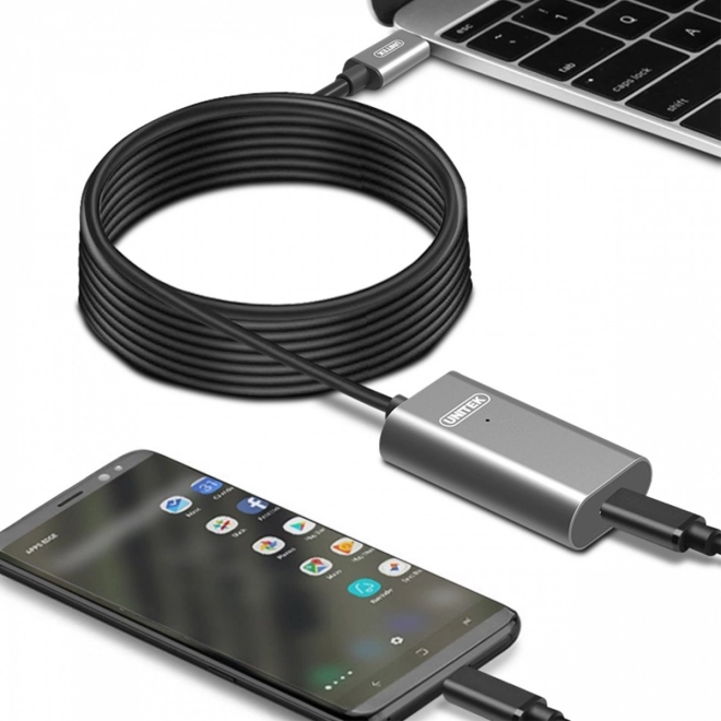 Przedłużacz Unitek USB-C 5m aktywny