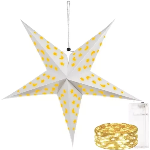 Świecąca papierowa gwiazda LED 50 cm