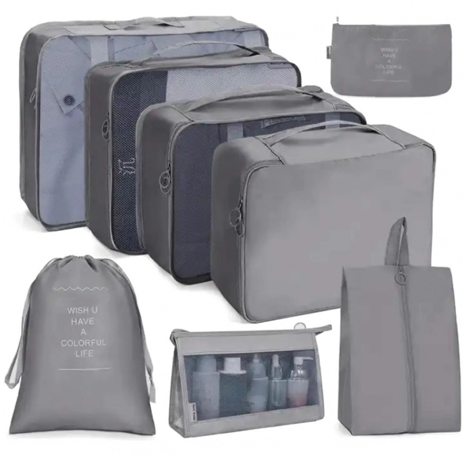 Bq73a organizator podróżny 8 szt. szary