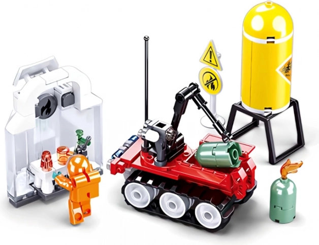 Sluban strażacy – zdalnie sterowany robot zestaw konstrukcyjny