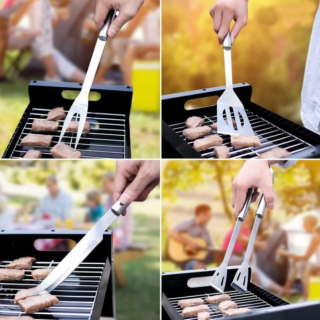 Zestaw narzędzi do grillowania 9 w 1 z etui